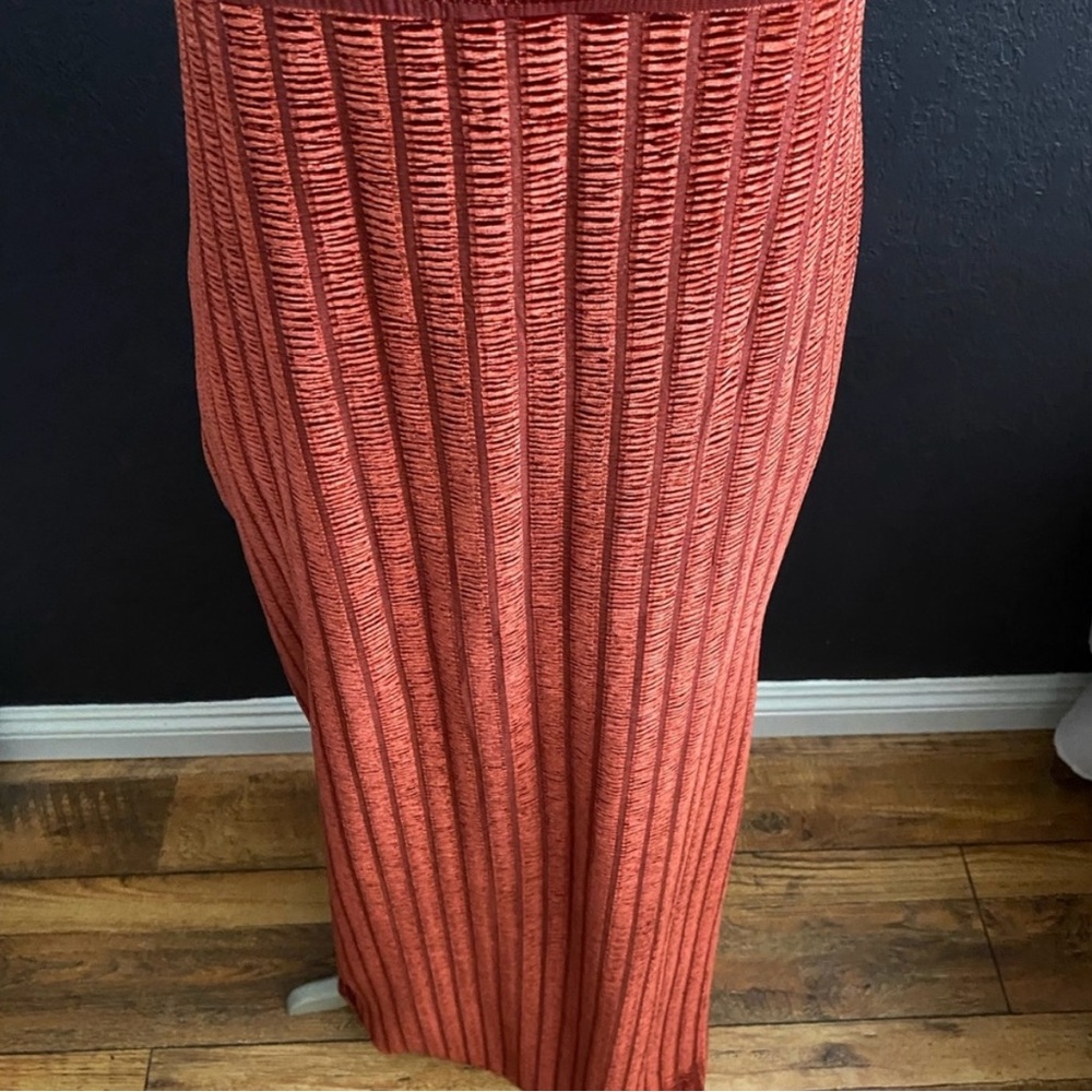NWOT, Free People Geneva, in Rose Glow, Ribbed Maxi Dress - Picture 6 of 11